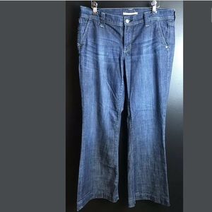 GAP Limited Edition Denim Jean Dark Wash Flare Leg